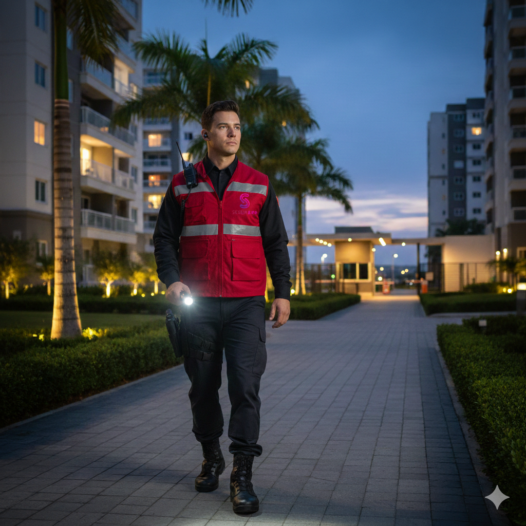 guardias de seguridad con cámaras de seguridad e inteligencia artificial para dar seguridad en los condominios